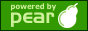 Powered by PEAR, PNG format